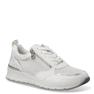 Λευκά Sneakers με Φερμουάρ