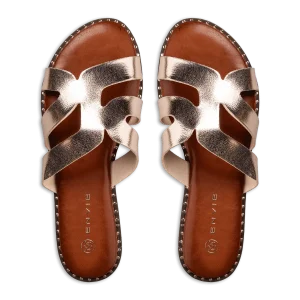 Γυναικεία Flat Σανδάλια ENVIE rose gold