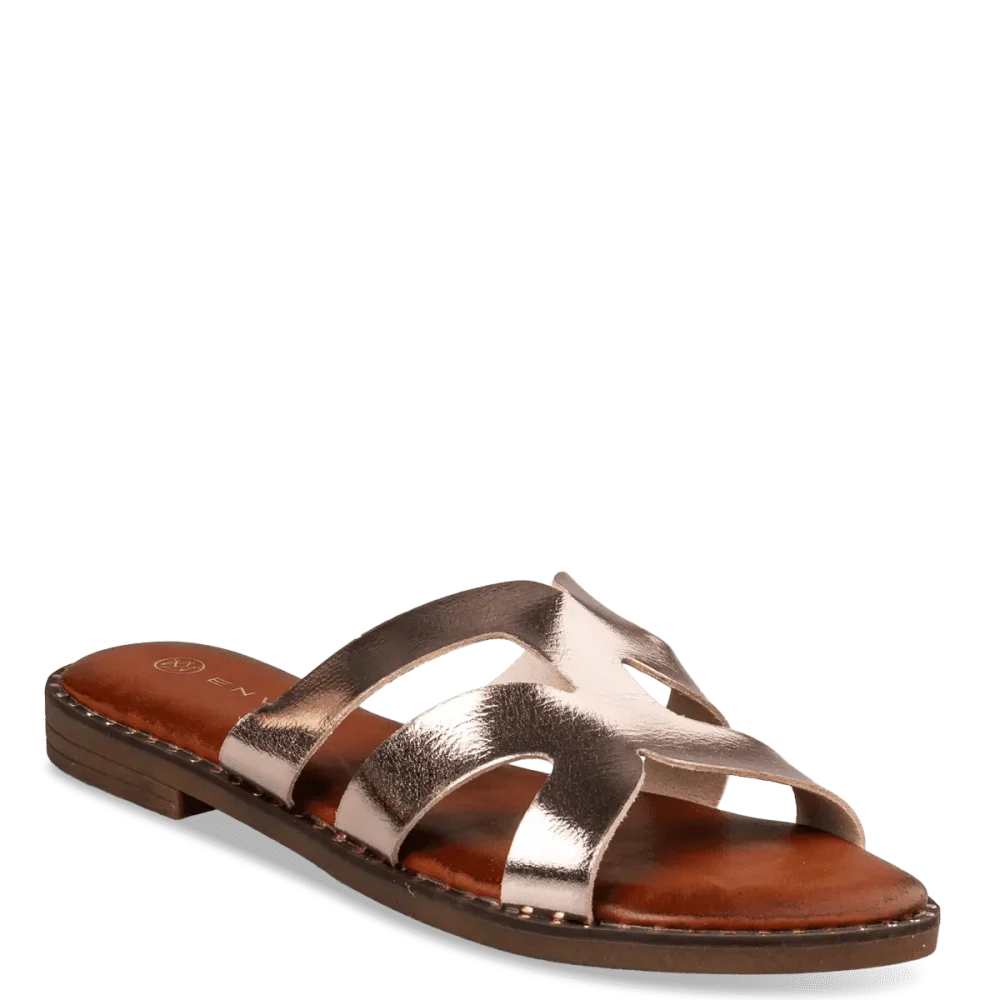 Γυναικεία Flat Σανδάλια ENVIE rose gold