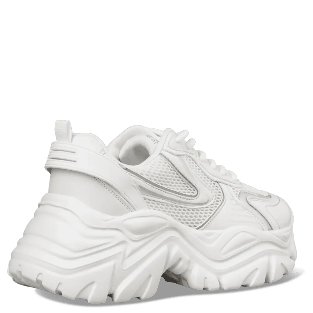 Γυναικεία chunky sneakers λευκά